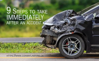 Important steps to take immediately after a car accident (MVA)